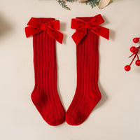 Baby Fashionable Bow All-match Tube Socks Trendy Socks Girl