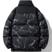 Cold-proof Stand Collar Winter Cotton Coat For Men