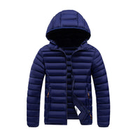 Rib Cotton-padded Coat Slim-fit Lightweight Cotton-padded Jacket Lightweight Multi-color