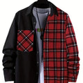 Men's Long-sleeved 3D Digital DIY Printed Shirt