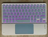 Bluetooth Keyboard With Touch For Mobile Phone Tablet Wireless Rechargeable