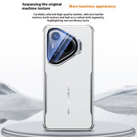All-inclusive Drop-resistant Plain Leather Phone Case