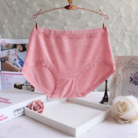 Large Size Ladies' Underwear Mid-high Waist Breathable Middle-aged Mom Briefs