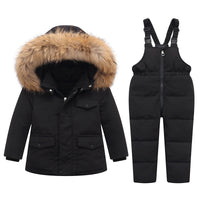 Winter Children's Down Padded Jacket Suit