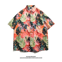 Men's Vintage Shirt With Short Sleeves