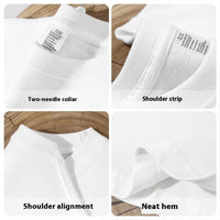 Early Autumn Western Style Basic Base Shirt For Men