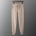 Air Layer Thickened Wool Men's High Waist Casual All-match Lock Foot Harem Pants