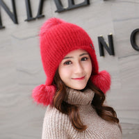 Cute Autumn And Winter Warm Knitted Woolen Hat
