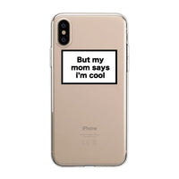 Creative text FUCK mobile phone case