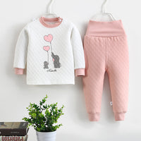 New Color Cotton Children's Thermal Underwear Set
