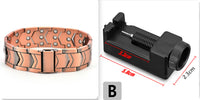 Dual-strike Exotic-style Magnetic Braceletsuitable For Couples Available Wholesale For Magnetic Therapy