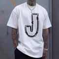 Mens Printed Crew-Neck Short-Sleeve T-Shirt