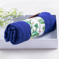 Solid silk scarf