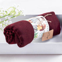 Solid silk scarf