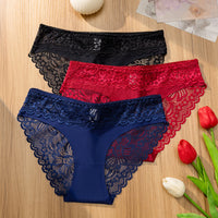 Fashionable Ice Silk Comfort Breathable Women's Briefs