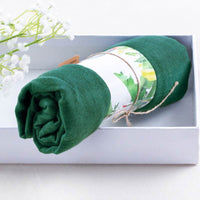 Solid silk scarf