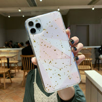 Colorblock geometry phone case
