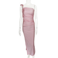 New European And American-style Strappy Bandeau Split Wrap Skirt