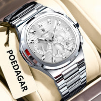 Mens Waterproof Multifunctional Luminous Watch