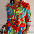 Women's Long Shirt Women's Summer European And American Trendy Long-sleeve