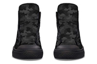 Fashion Printed Couple High Top Canvas Shoes