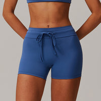 Hip Lifting Yoga Shorts High Waist Belly Contracting Fitness Pants