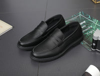 New Ultra-soft Men's Driving Casual Leather Korean Retro Slip-on Business Shoes