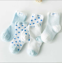 Children's thin spring and summer cotton socks