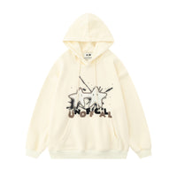 Embroidered Five-pointed Star Hooded Sweater For Men
