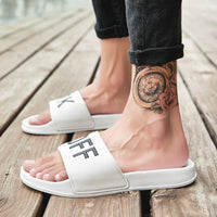 Couple Slippers Cool Breathable Non-slip Soft Home Bathroom Sandals  Toe