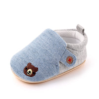 Anti Slip Cartoon Fashionable Baby Rubber Soled Shoes