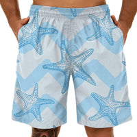 Men's Fashion Casual Print Sports Quick Dry Beach Pants