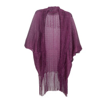 Women's Cloak Travel Ethnic Rainbow Stripes