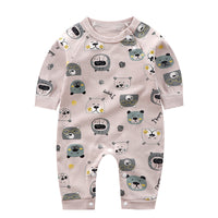 Baby Romper Long Sleeve Cartoon Printing Spring Autumn