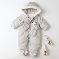 Children's One-piece Clothes For Keeping Warm Outside
