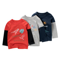 Baby clothes children's long-sleeved T-shirt boys bottoming shirt