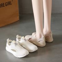 Casual Hollow All-matching Flying Woven Women's Shoes