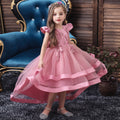 Large tail model catwalk dress