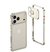 Suitable For 1716promax Seahorse Buckle Frame With Lens Phone Case 15 Metal