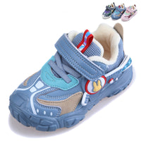Children's short-pile quilted casual sneakers