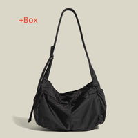 Large Capacity Casual Shoulder Nylon Waterproof Sports Style Messenger Bag
