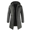 Winter Men's Large Yards In The Long Section Of The Hooded Down Jacket Warm Coat