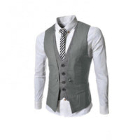 Men's Korean Style Fashion Personality Slim Vest