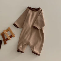 Men's And Women's Treasures Warm Out Cotton Jumpsuit