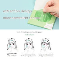 Oil-absorbing Sheets Face Oil Obsorbing Sheet 100 Pieces Fragrance