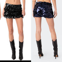 Women's Irregular Sequin Fashion Short Skirt