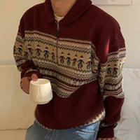Deer Plush Sweater Trendy All-matching Artistic Fashion New