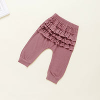 Three-piece lace trousers headband