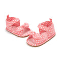 Dot Bow Rubber Sole Toddler Shoes