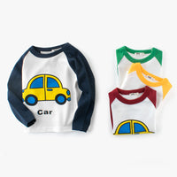 Korean children's wear autumn new boys' long sleeve T-shirt